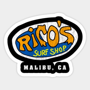 Beachside Surf Shop Sticker